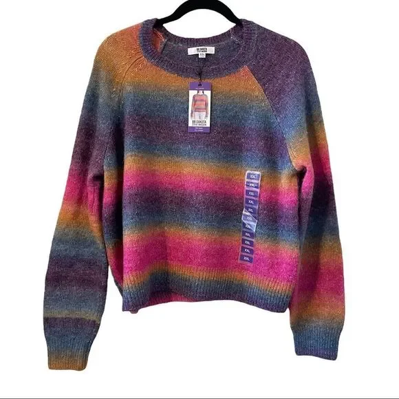 BB Dakota by Steve Madden Ombre Sweater  Pink  Women's Sz  XXL NWT MSPR $89 - Picture 5 of 10